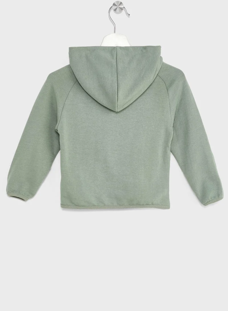 Ripples Girls City Printing Hoodie And Jogger Set