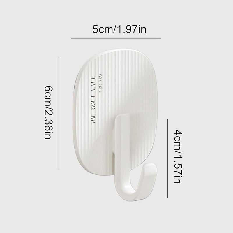 خطافات الحائط اللاصقة الرمادية لا تسبب ضرراً ولا تحتاج مسامير، مثبتات صور محمولة ومتينة - Image 4