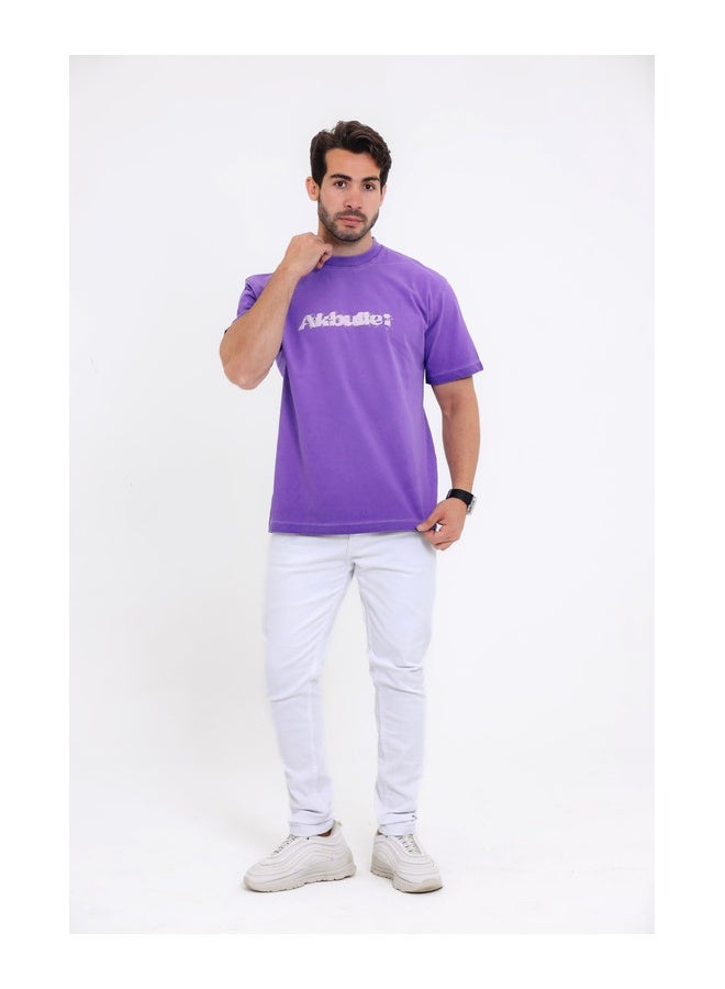 WHITE RABBIT Printed Round Neck T-shirt - Image 5