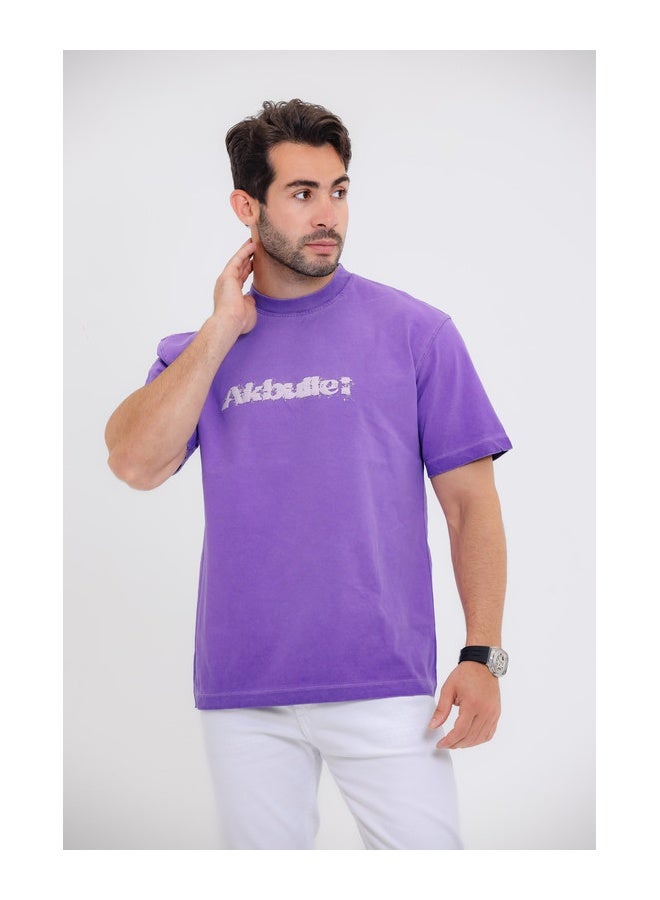 WHITE RABBIT Printed Round Neck T-shirt - Image 1