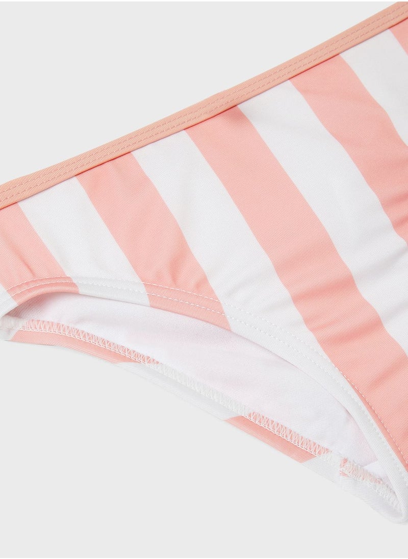 NAME IT - Kids Striped Bikini - Image 1