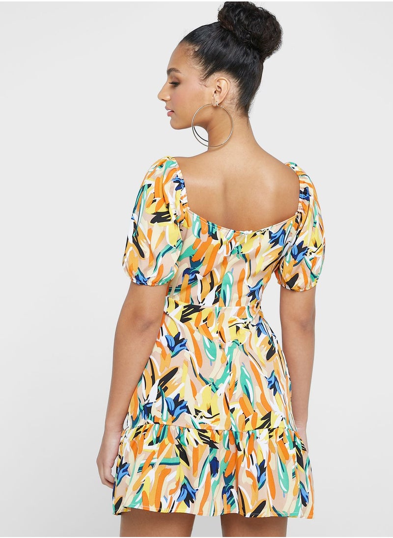 Ginger - Tie Up Detail Dress - Image 1