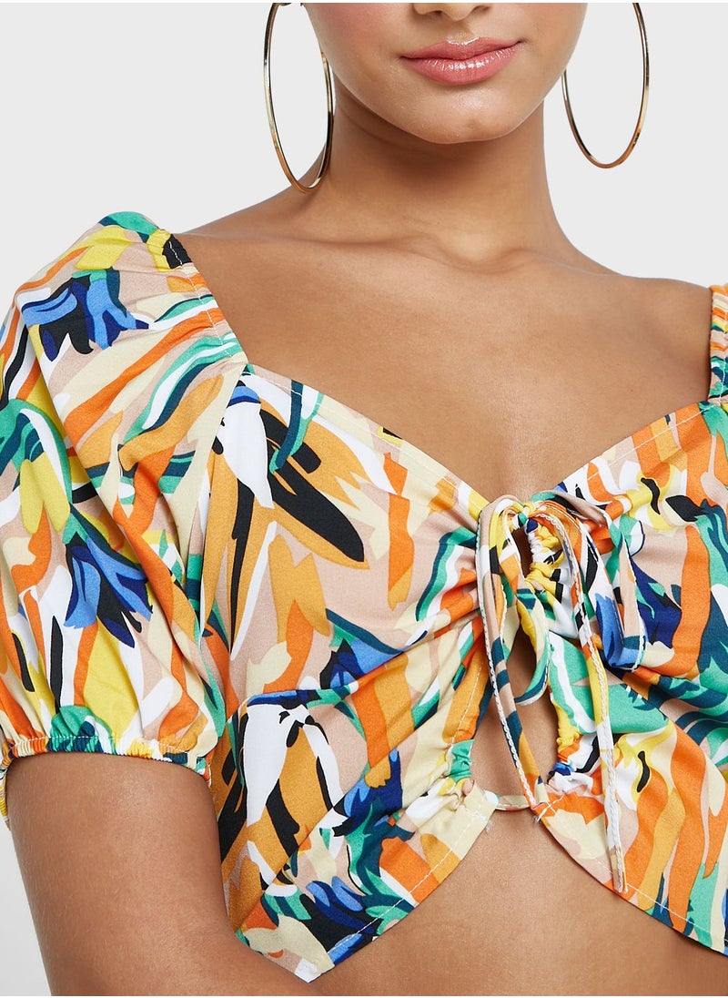 Ginger - Tie Up Detail Dress - Image 1