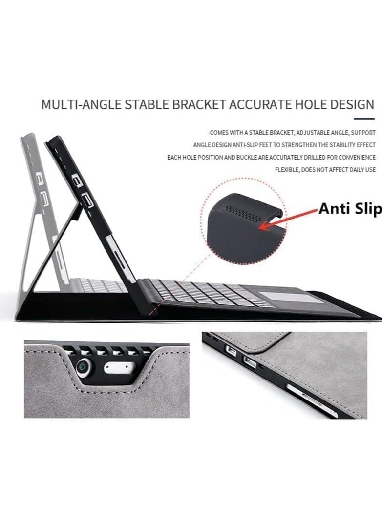 general Protective Case Compatible with Surface Pro 11 (2024) 13-inch Tablet, Shockproof Folio Flip Rugged Cover,Business Cover with Pen Holder for Surface Pro 11 - Image 3
