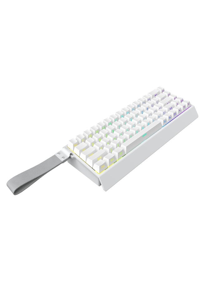 IROK Mer68 LITE Wired 68 Keys, Magnetic Switch Mechanical Keyboard, 8KHZ Polling Rate/Latency As 0.125MS/64KHZ All Keys Scan Rate/ARGB, Hot Swappable Gaming Keyboard(White) - Image 1