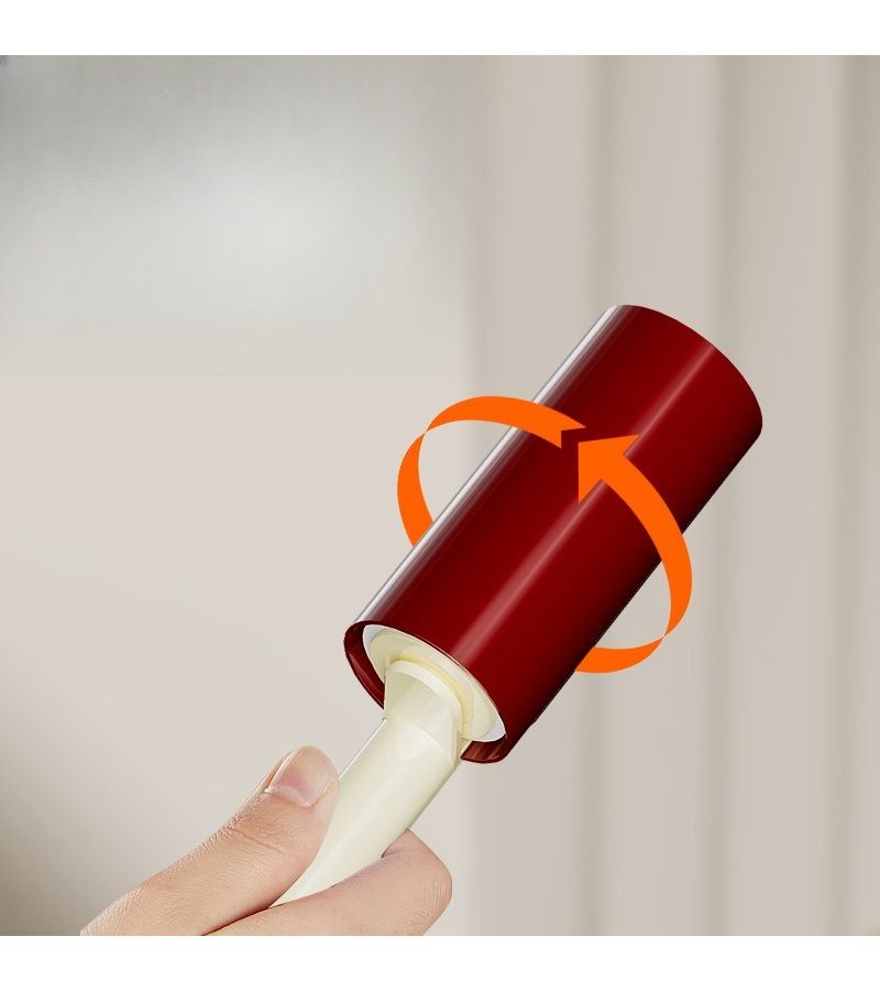 Milky White Yellow Lint Roller For Clothes Pet Hair Remover Reusable - Image 3