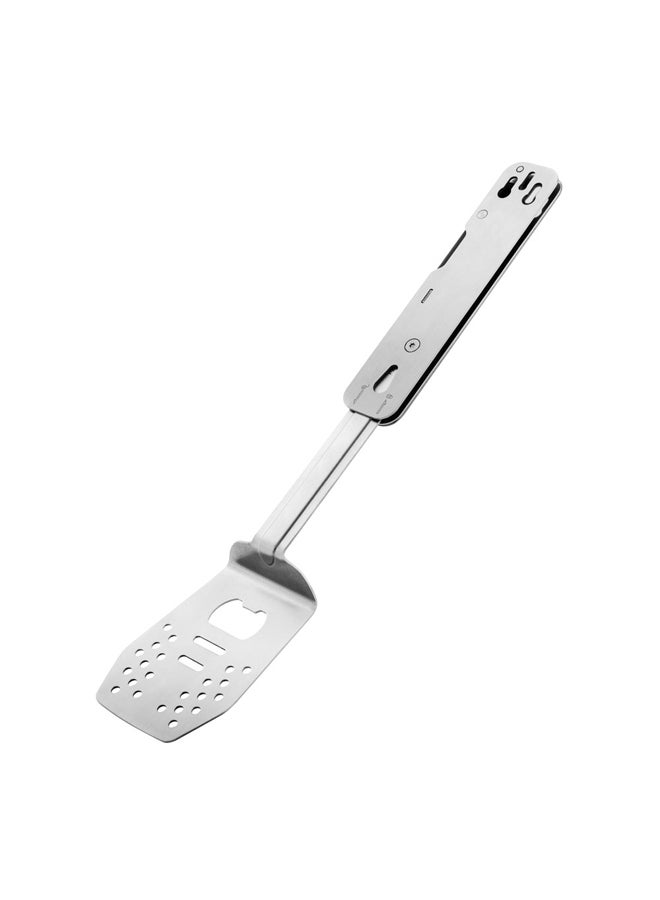 دي بي تي طقم شواء متعدد الاستخدامات، طقم عدة شوي، فضي، مقاس 5.9*22.6 سم - Image 3