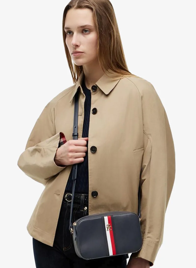 Tommy Hilfiger TH Monogram Plaque Crossbody Bag