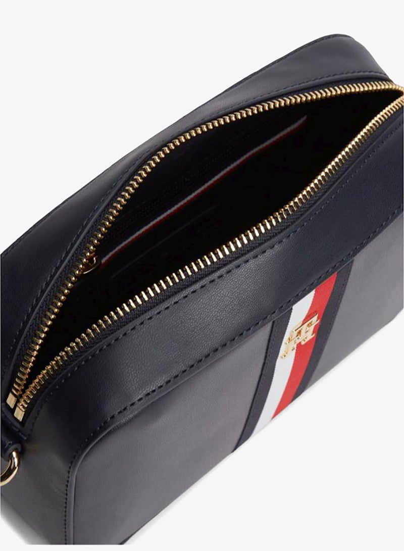 TOMMY HILFIGER TH Monogram Plaque Crossbody Bag - Image 4