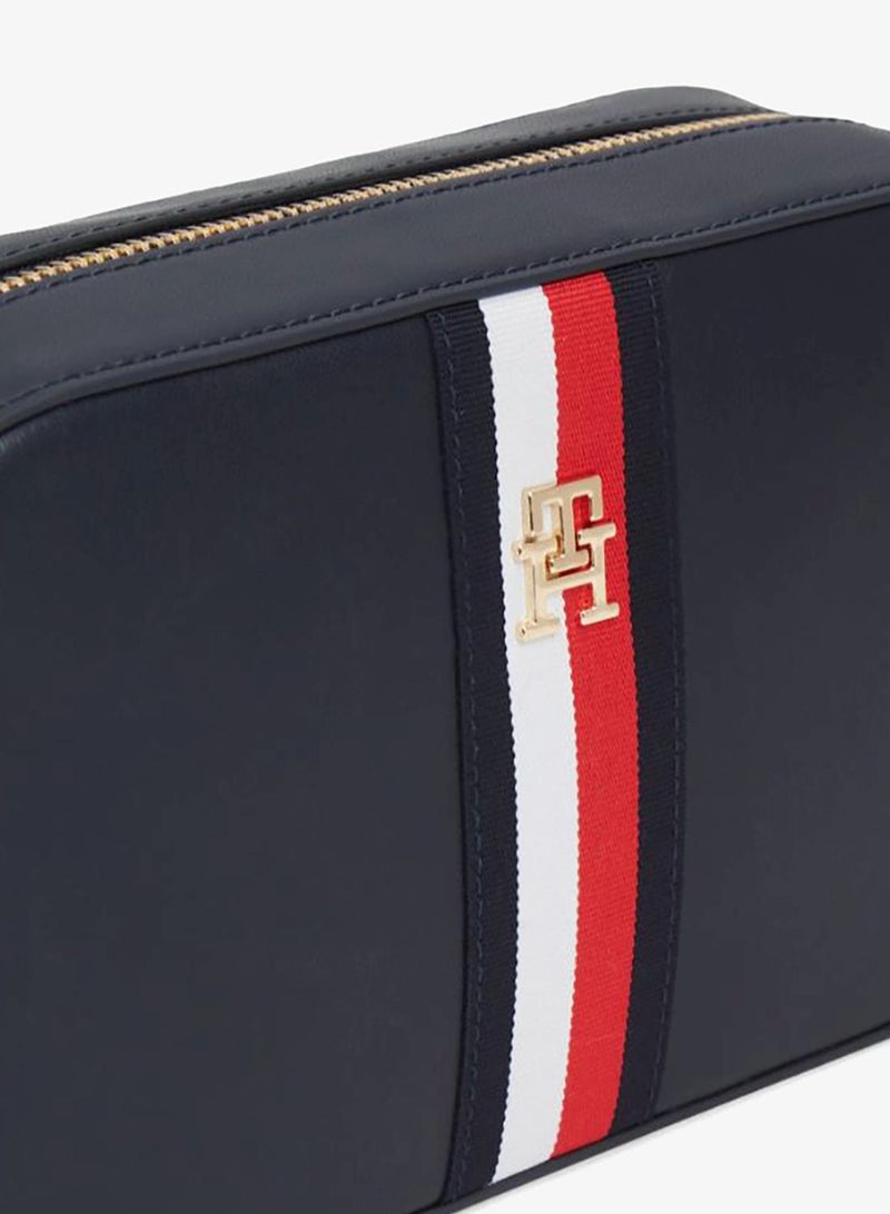TOMMY HILFIGER TH Monogram Plaque Crossbody Bag - Image 5