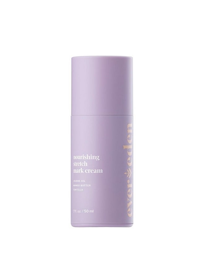 Evereden Evereden Nourishing Stretch Mark Cream 1.7 fl oz (50ml) | Clean and Unscented Pregnancy Skincare | Stretch Mark Prevention | TSA approved  - Image 1