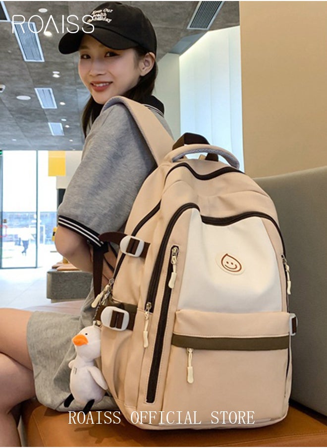 roaiss - Unisex Multifunctional Backpack Large Capacity with Multiple Pockets for Organized Storage Scientifically Divided Compartments Trendy and Stylish Pattern Print Suitable for Work School or Short Trips - Image 1