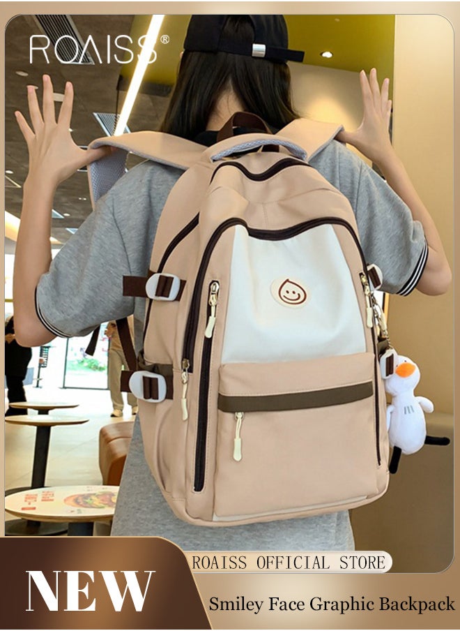 roaiss - Unisex Multifunctional Backpack Large Capacity with Multiple Pockets for Organized Storage Scientifically Divided Compartments Trendy and Stylish Pattern Print Suitable for Work School or Short Trips - Image 1