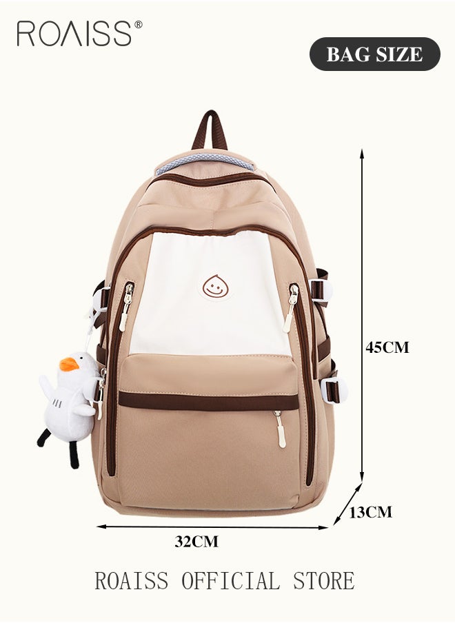 roaiss - Unisex Multifunctional Backpack Large Capacity with Multiple Pockets for Organized Storage Scientifically Divided Compartments Trendy and Stylish Pattern Print Suitable for Work School or Short Trips - Image 1