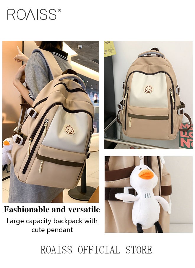 roaiss - Unisex Multifunctional Backpack Large Capacity with Multiple Pockets for Organized Storage Scientifically Divided Compartments Trendy and Stylish Pattern Print Suitable for Work School or Short Trips - Image 1