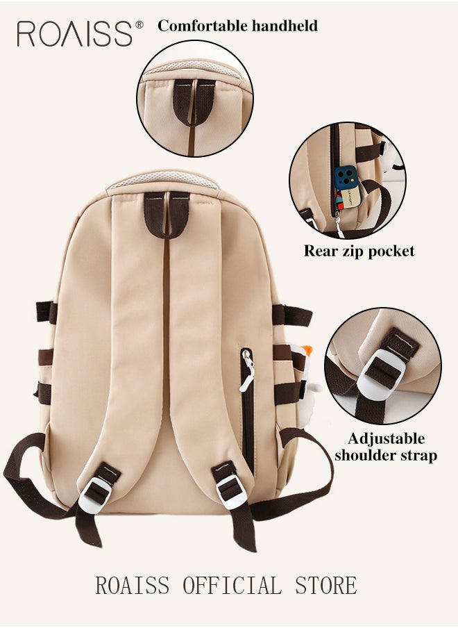 roaiss - Unisex Multifunctional Backpack Large Capacity with Multiple Pockets for Organized Storage Scientifically Divided Compartments Trendy and Stylish Pattern Print Suitable for Work School or Short Trips - Image 1