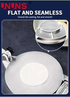 UNUNS Tortilla Press,6.3 Inch Cast Iron Tortilla Press,Aluminium Tortilla Maker,Rotis Press,Dough Press,Tool For Any Recipe  - Image 4