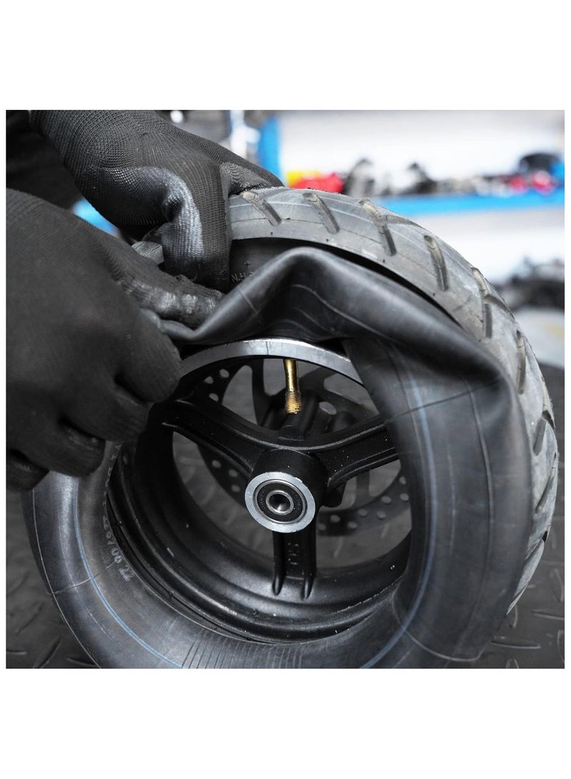 FIRST PRO 2-Pack 10x2.50” Inner Tubes replacement for 10-Inch Electric Scooter, Compatible with 36V/48V 400W-800W Hub Motor, TR87 Angled Stem, Off-Road Ready for E10 Electric Scooter Tires - Image 2