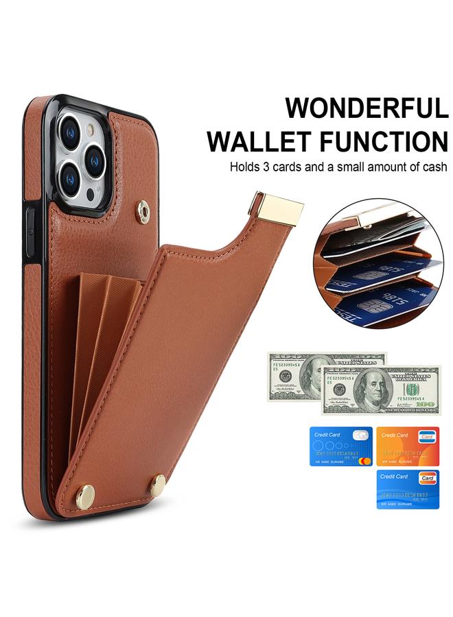 S-TOP Case For iPhone 13 Pro Metal Buckle Card Slots Phone Case - Image 5