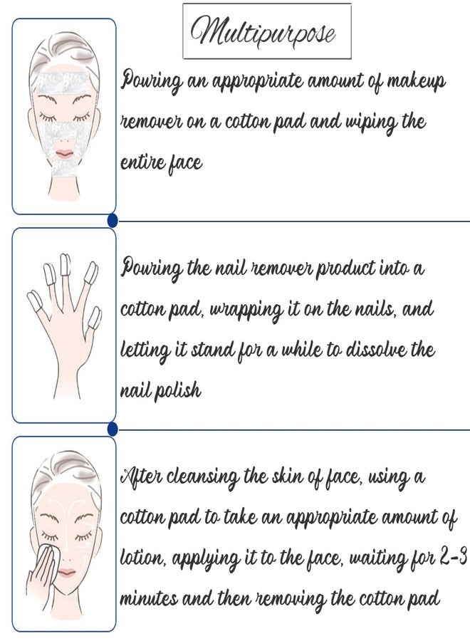 Elandy 1200Pcs Makeup Facial Soft Thin Cotton Pads Soft Cotton Wipes for Applying Lotion Removing Face Makeup Eye Makeup and Nail Polish - Image 3