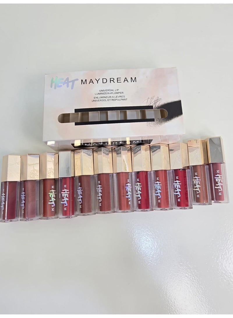 مي دريم مجموعة أحمر شفاه "مي دريم" – 12 لونًا فاخرًا لإطلالة أنثوية ساحرة - Image 4