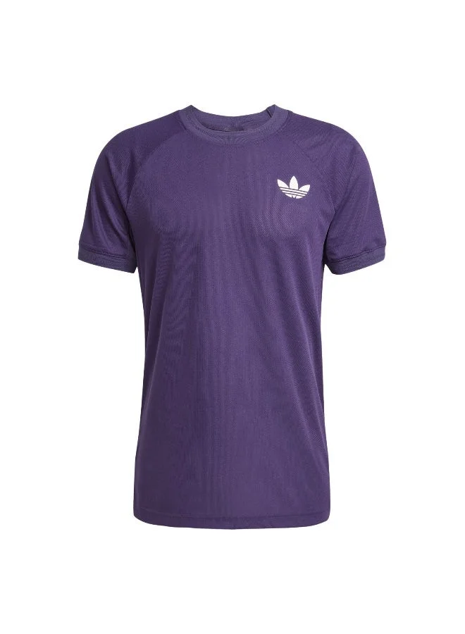اديداس تي شيرت فليفت برو بنفسجي بأكمام قصيرة للرجال