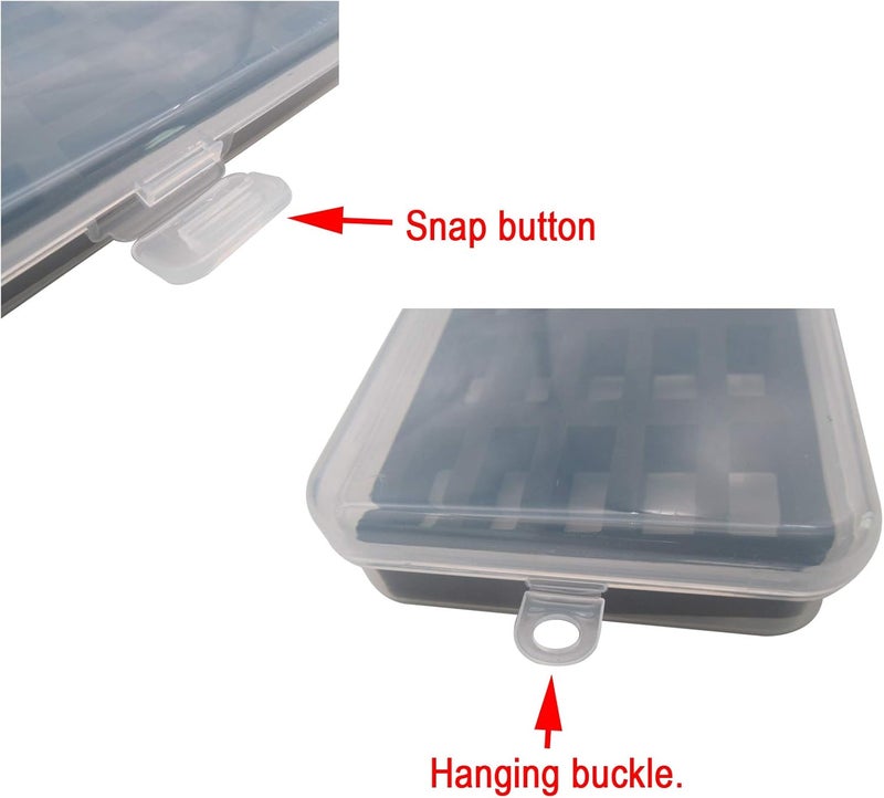 ckpsms Brand -# BB-25B Box 2Pack Bobbin Case for Jumbo (M Size) Bobbin (Box Only) Hold 50PCS Bobbins (Type:50 Holes (for Jumbo Bobbin)) - Image 4