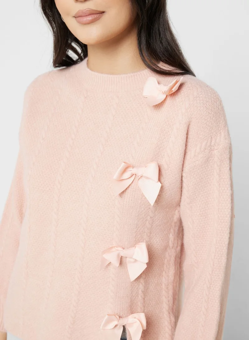 ELLA Side Decoration Sweater