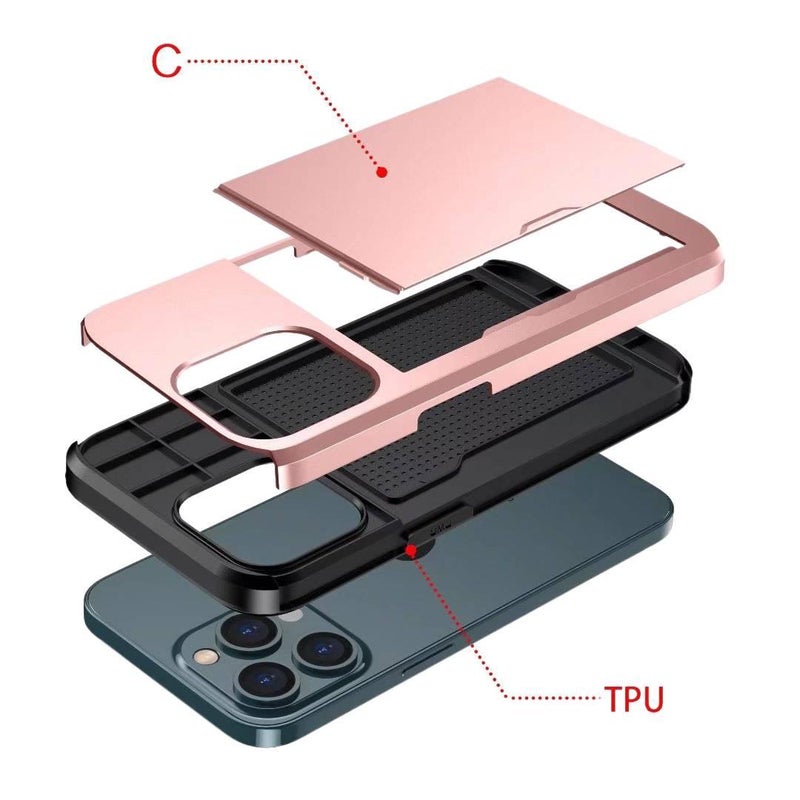 Protective Case | Shockproof Cover for iPhone 14 / 14 Plus / 14 Pro / 14 Pro Max | Pink - Image 4