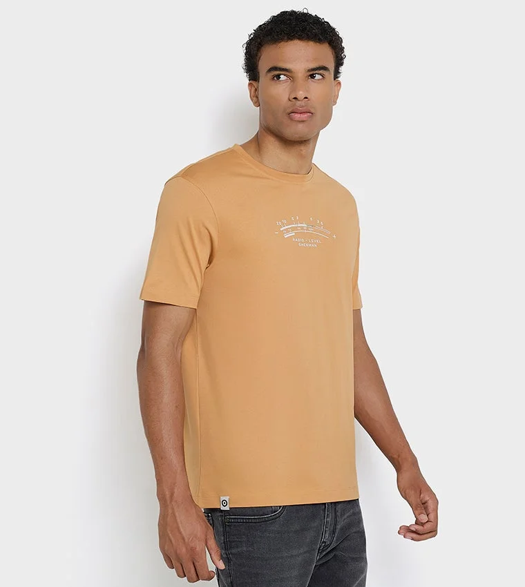 بين شيرمان Ben Sherman Men's Crew Neck Short Sleeve Printed T-Shirt