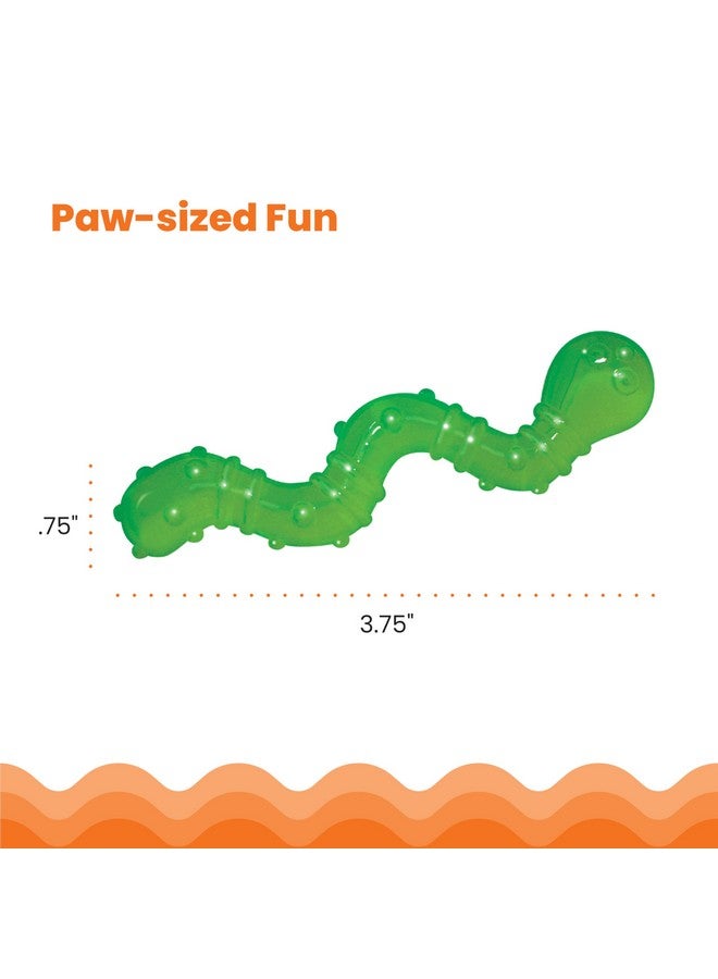 Catstages Orkakat Wiggle Worm Dental Catnip Cat Chew Toy, Assorted Color - Image 5