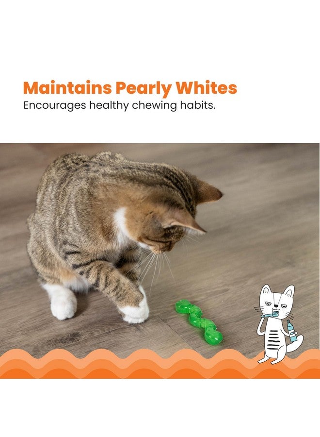 Catstages Orkakat Wiggle Worm Dental Catnip Cat Chew Toy, Assorted Color - Image 4