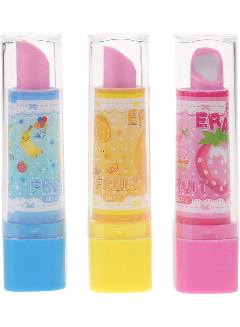 استيكة على شكل أحمر شفاه للبنات والأطفال – مطاطية آمنة – 1 قطعة بألوان عشوائية - Image 1