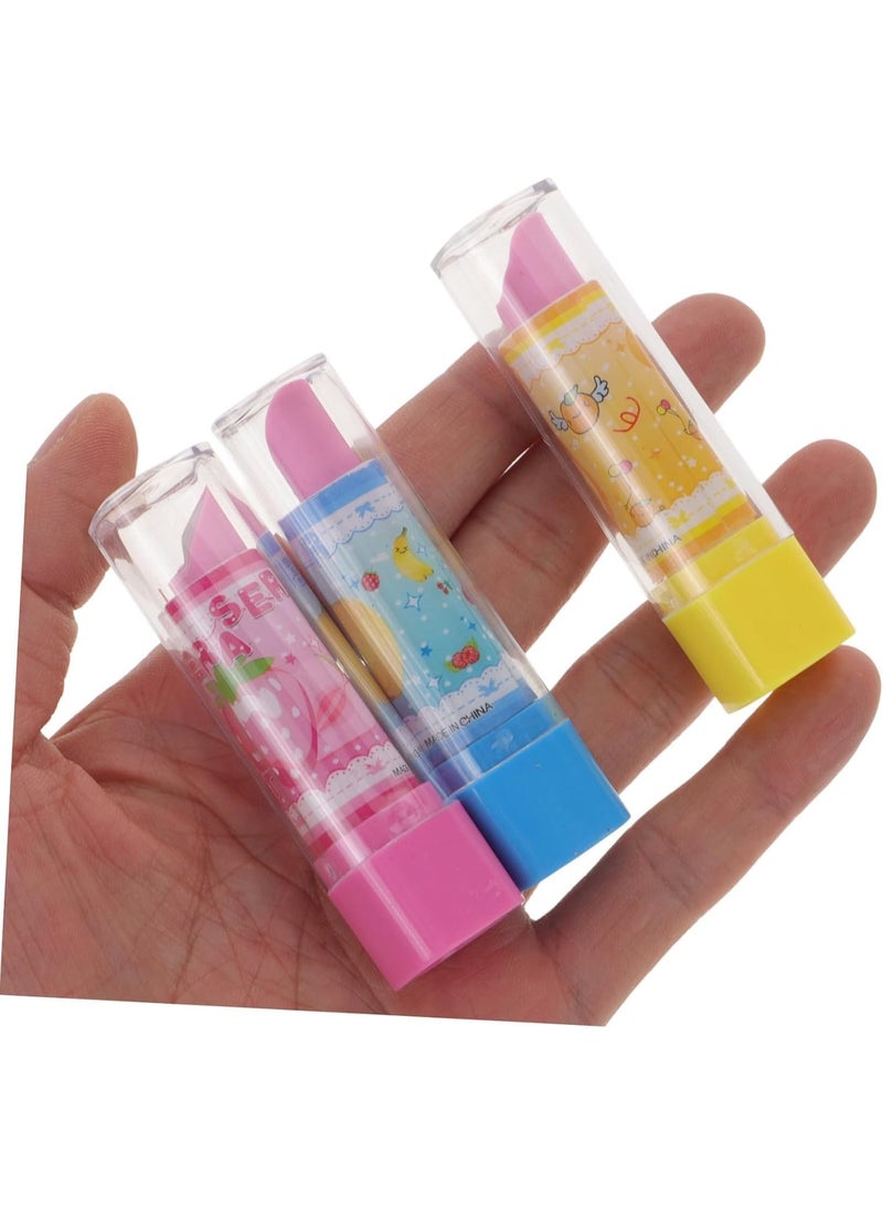 استيكة على شكل أحمر شفاه للبنات والأطفال – مطاطية آمنة – 1 قطعة بألوان عشوائية - Image 4