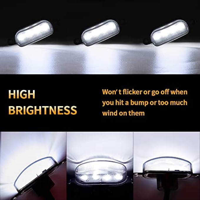 rayihni 3Pcs Led Grille Lights With Fuse  Wire Compatible With Ford F150 20042019Ram 1500 20132018 Exterior Accessories - Image 4