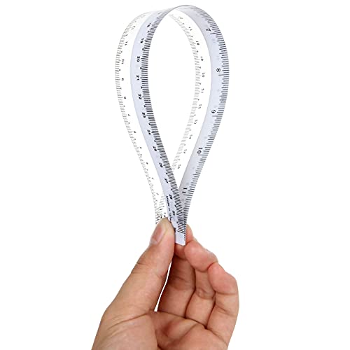 CertBuy 36 Pack Flexible Ruler 12 Inch, Plastic Clear Bendable Rulers, Unbreakable Clear Rulers- Shatterproof Bendy Straight Ruler for School Classroom, Home, or Office - Image 3