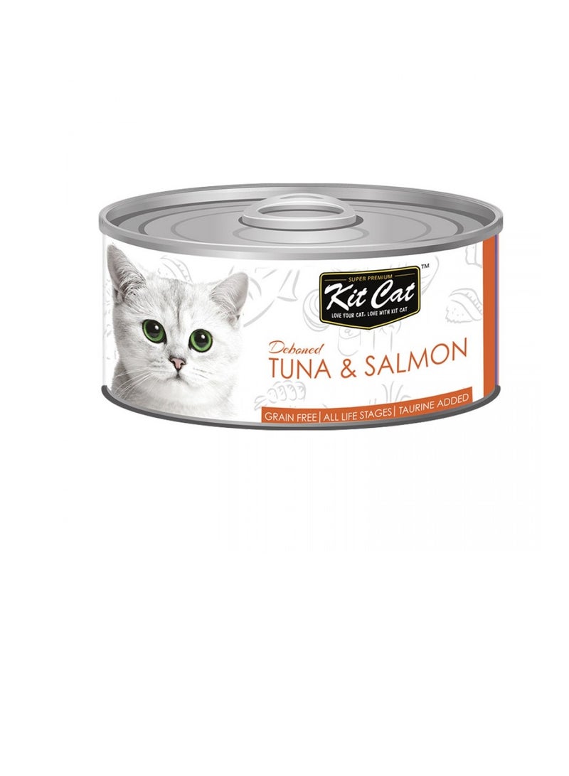 Kit Cat KitCat Tuna & Salmon - CAN - BOX - 24*80g