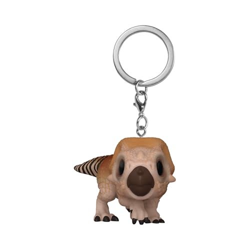 Funko Pop Keychain Jurassic World Rebirth Aquilops Novelty Keyring Collectable Mini Figure Stocking Filler Gift Idea Official Merchandise Movies Fans Backpack Decor - Image 1