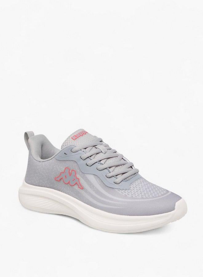 كابا أحذية رياضية نسائية بطبعة شعار وإغلاق برباط - Image 1