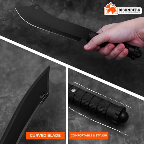 BISONBERG Kitchen Meat Knife for Chopping, Dicing and Mincing for Home Kitchen & Outdoor Camping - Image 5