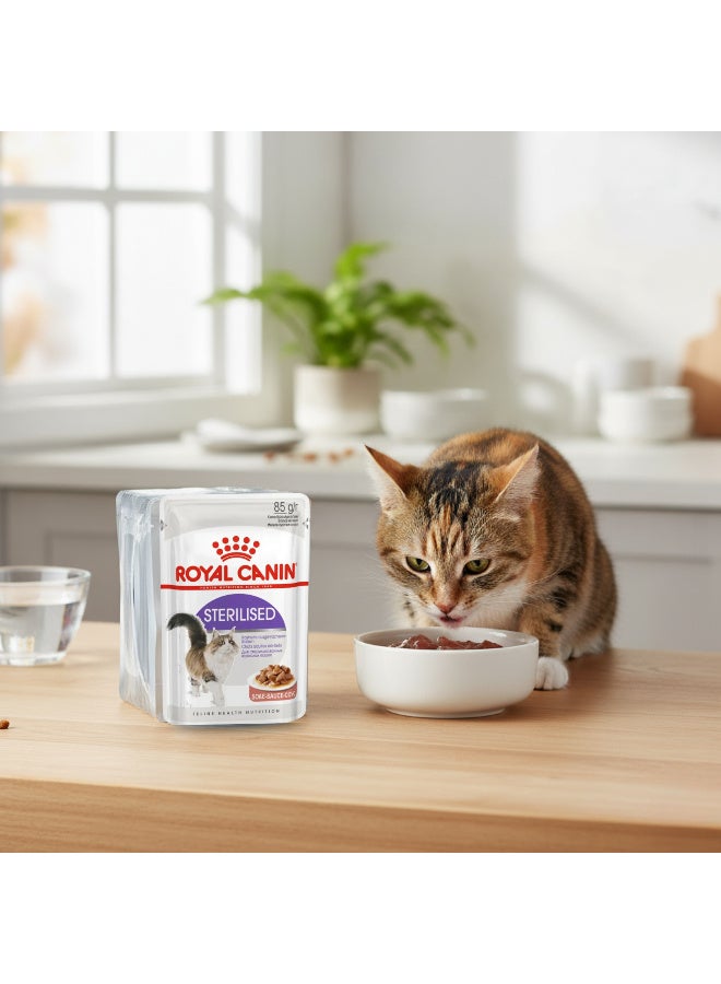 رويال كانين طعام رويال كانين للقطط الصحية المعقم جيلي ويت نيوتريشن - ١٢ × ٨٥ جم - Image 4