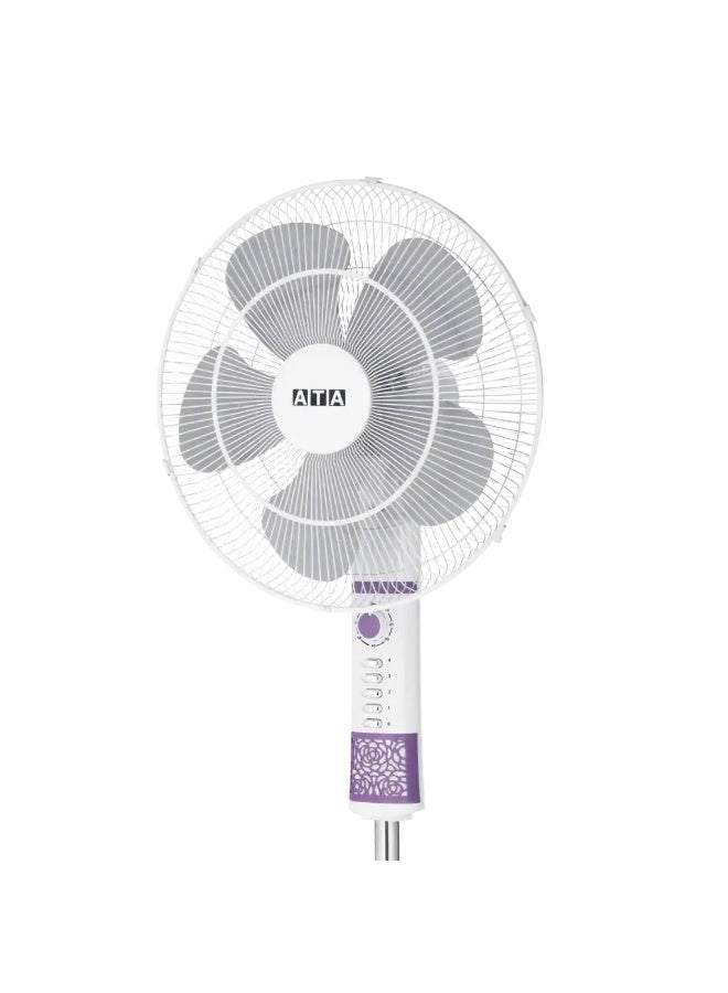 ATA Stand Fan 18 Inch 5 Plastic Blades Multi-Color Model A-C34P5 - Image 4