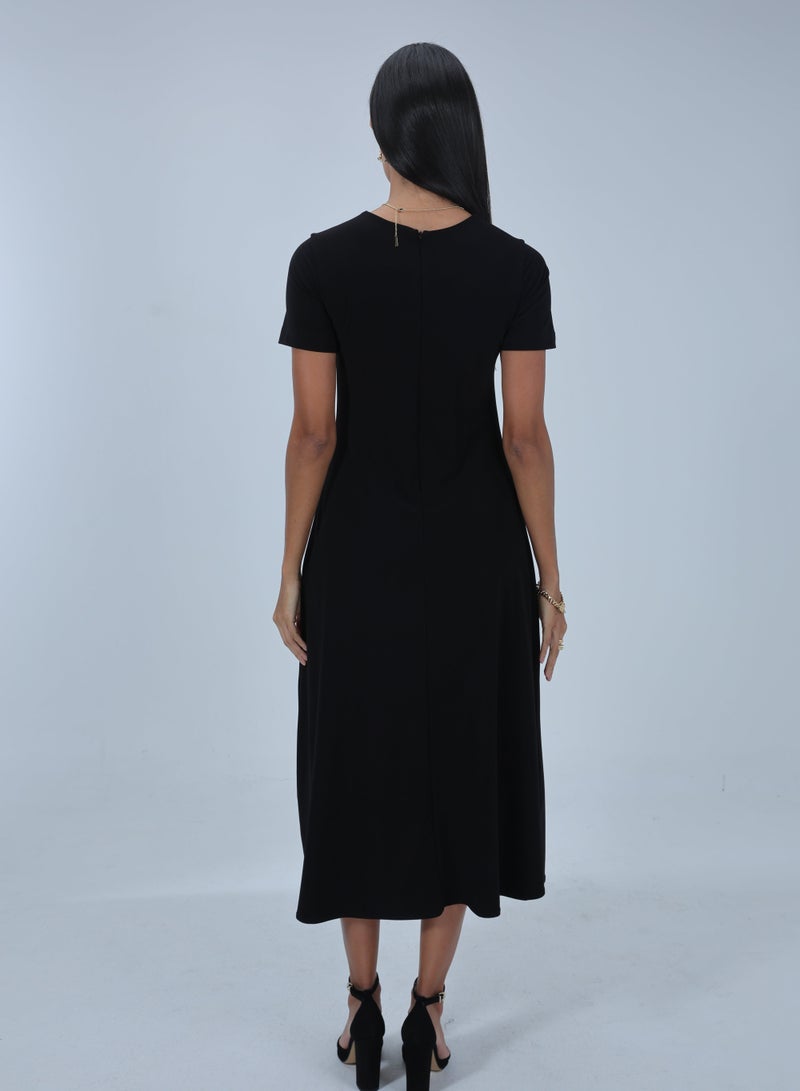 Etta Sofia, Scoop neck Maxi Dress - Image 4