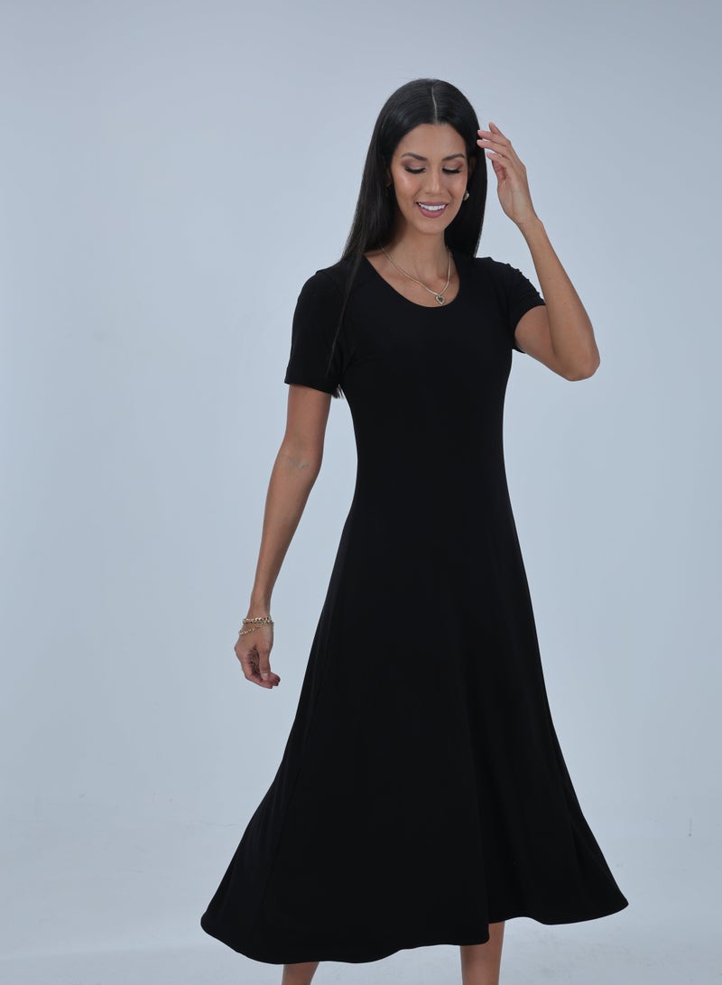 Etta Sofia, Scoop neck Maxi Dress - Image 2