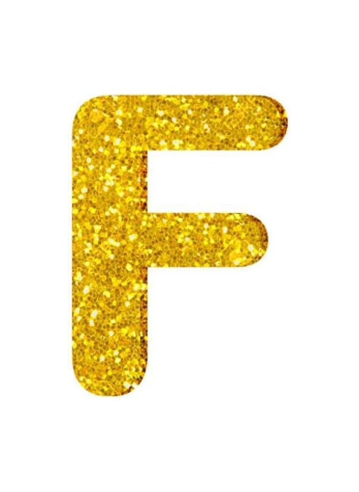 بارتي فن بالون احباط 40 حرف (F) بالون رقائق معدنية كبير قابل للنفخ للحفلات وأعياد الميلاد واحتفالات الذكرى السنوية والاحتفالات لمسة نهائية معدنية لامعة متينة قابلة لإعادة الاستخدام مثالية لبالونات الأبجدية - Image 1