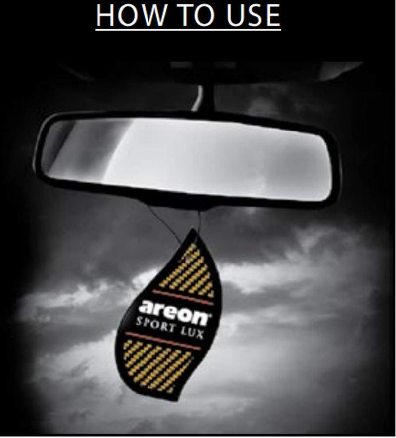 AREON Sport LUX SL03 Quality Perfume/Cologne Car Air Freshener, Platinum (Pack of 12) - Image 2