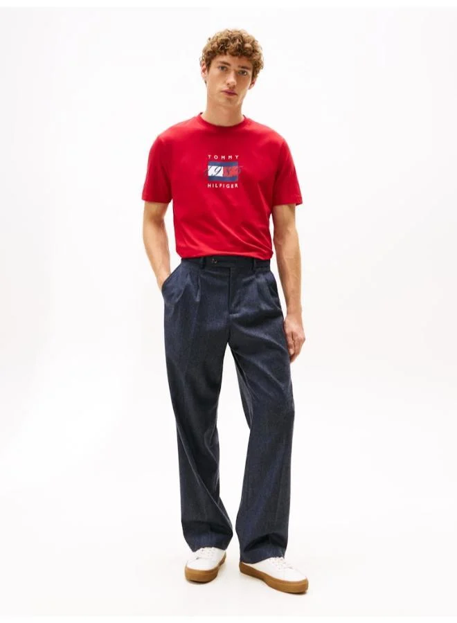 TOMMY HILFIGER Flag Graphic Jersey T-Shirt