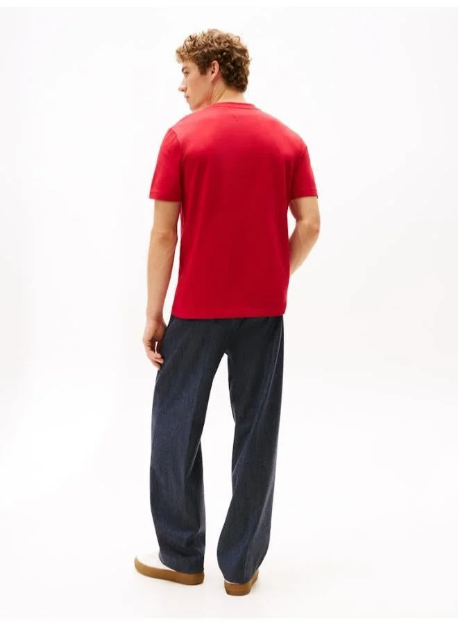 تومي هيلفيغر تيشيرت جيرسي برسومات علم