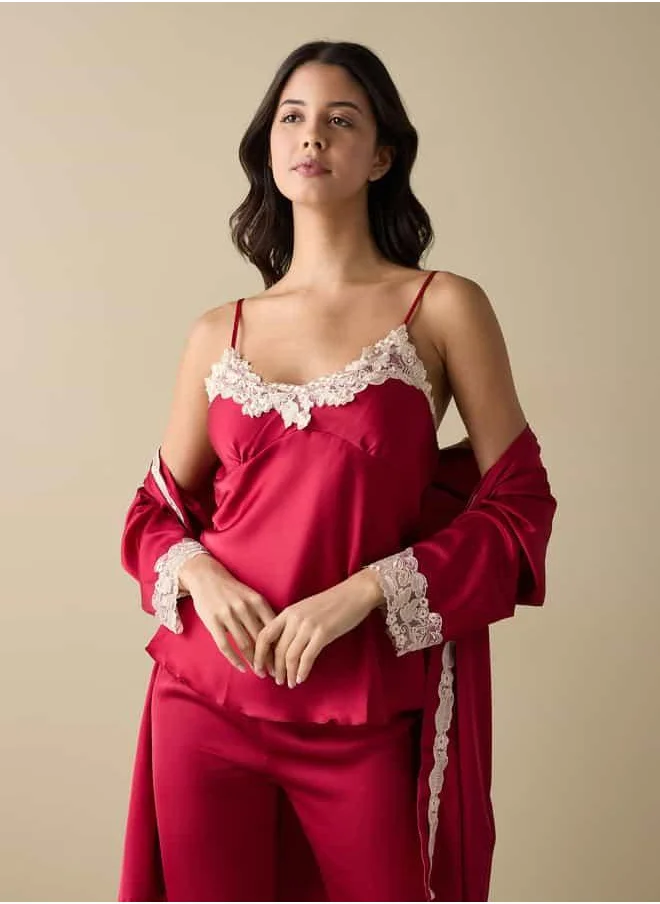 فاف Lace Detail 5-Piece Pyjama Set