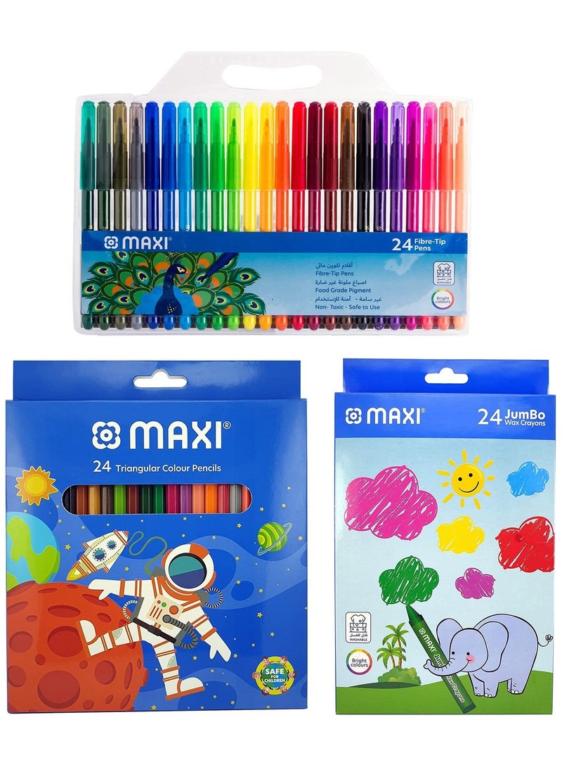 Maxi 72-Piece Colouring Value Set Multicolour 